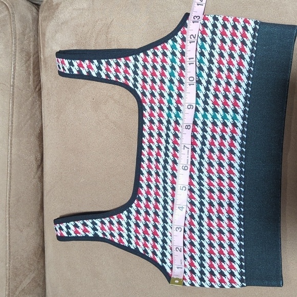 Fabletics Camryn Houndstooth Seamless Bra Size Small - Picture 3 of 5